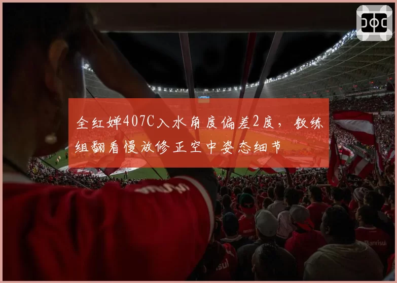 全红婵407C入水角度偏差2度，教练组翻看慢放修正空中姿态细节